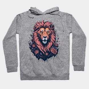 Royal Roses - Majestic Lion Hoodie